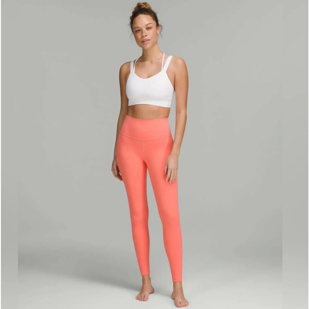 Lululemon Align High Rise Pant Leggings Raspberry Cream 8 10 NWT